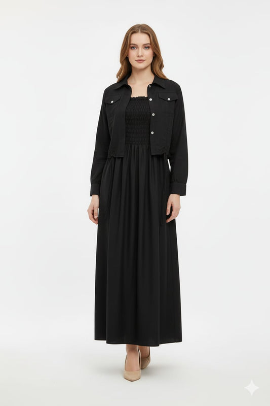 Western Smoky Coat Maxi