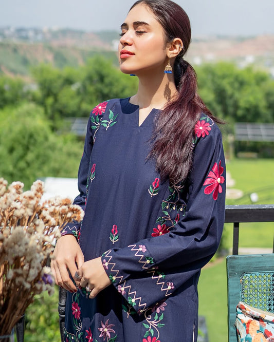 Noor Bloom Embroidered Co-Ord Set