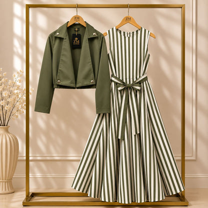 Digital Coat Style Maxi