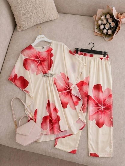 Digital Floral Kaftan