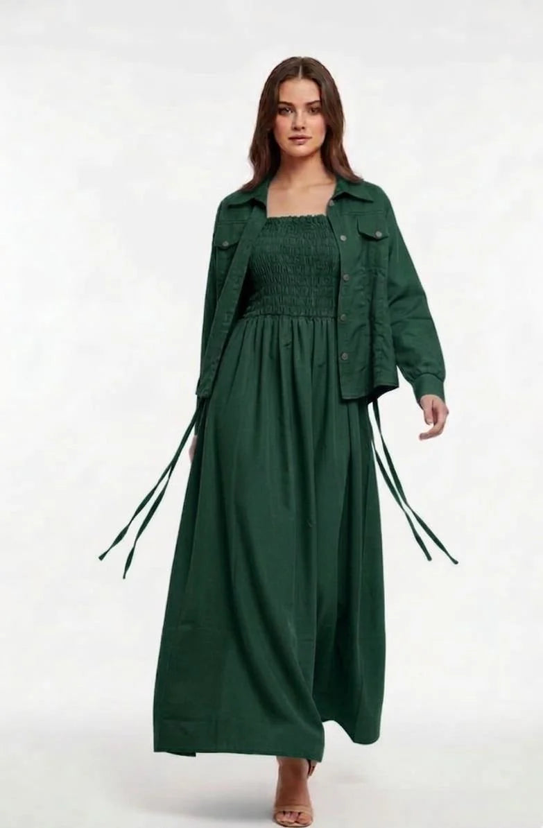 Western Smoky Coat Maxi