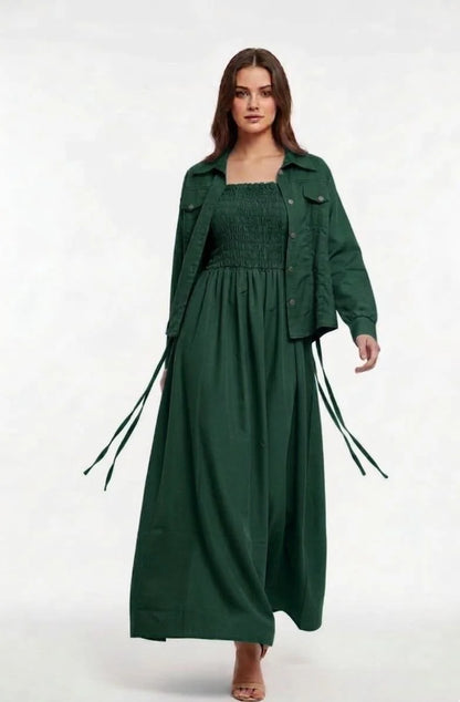 Western Smoky Coat Maxi