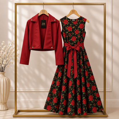 Digital Coat Style Maxi